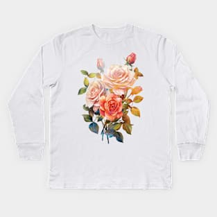 Shaded Rose Kids Long Sleeve T-Shirt